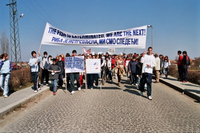 Протести на светски Дан вода 2005.